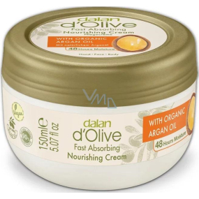 Dalan d Olive Nourishing Cream krém na ruce a tělo s arganovým olejem pro normální až suchou pokožku 150 ml
