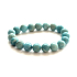 Larimar náramek elastický přírodní kámen, 10 mm / 16 - 17 cm, klid - mír - vyrovnanost
