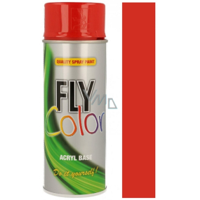 Color Works Fly Color RAL akrylátová barva sprej 3000 Ohnivě červená 400 ml