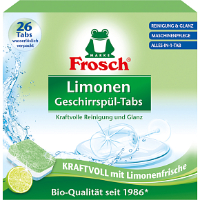 Frosch Eko Citron All in 1 tablety do myčky, 26 ks