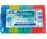 Clanax Kolíčky Big na prádlo plastové 20 kusů