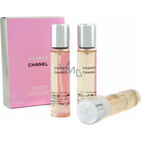 Chanel Chance toaletní voda náplně pro ženy 3 x 20 ml