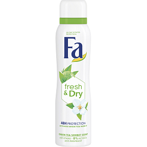 Fa Fresh & Dry Green Tea deodorant bez alkoholu, 150 ml Fa Fresh & Dry Green Tea deodorant bez alkoholu, 150 ml