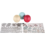 Eos Limited Edition Holiday 2015 Sweet Mint + Pomegranate Raspberry + Vanilla Bean balzám na rty 3 x 7 g