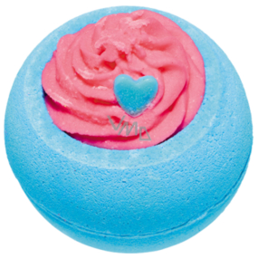 Bomb Cosmetics Borůvkový zábavný den - Blueberry Funday Šumivý balistik do koupele 160 g