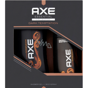 Axe Essential Collection Dark Temptation sprchový gel 250 ml + deodorant sprej 150 ml, kosmetická sada