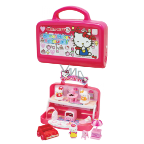 Hello Kitty Restaurace hrací sada v kufříku s figurkami 3 kusy, doporučený věk 3+