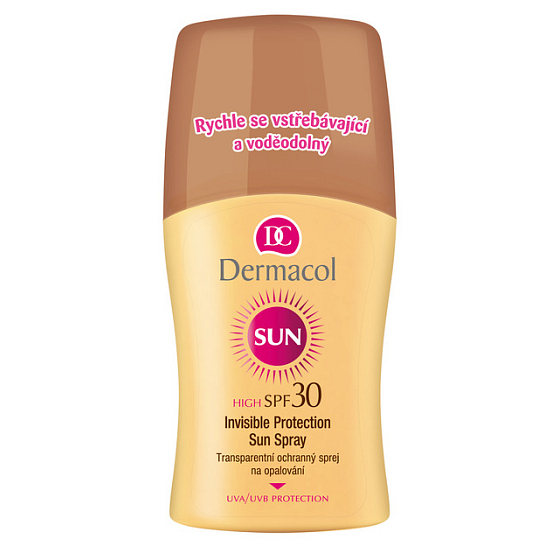 Dermacol Sun Transparentní ochranný sprej na opalování SPF 30 150 ml