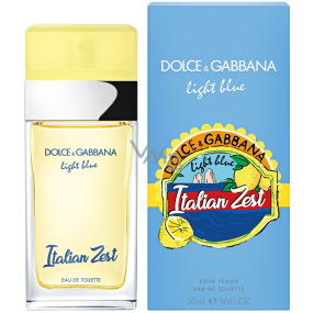Dolce & Gabbana Light Blue Italian Zest toaletní voda pro ženy 50 ml