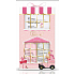 Baylis & Harding Jahodový cupcake tekuté tělové mýdlo 100 ml + Malinový panna cotta sprchový krém 100 ml + Cukrová mandle mýdlo 100 g Růžová kolekce kosmetická sada péče o tělo