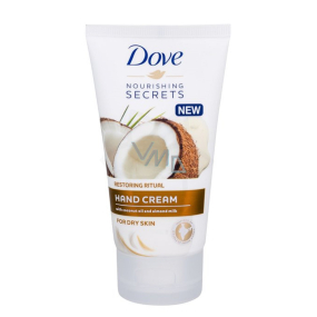 Dove Nourishing Secrets Pečující Rituál Kokos kém na ruce pro suchou pokožku 75 ml