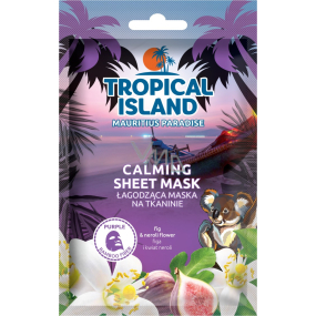 Marion Tropický ostrov Mauritius Paradise textilní pleťová maska proti vráskám 1 kus