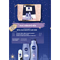 Nivea Smooth Care tělové mléko 400 ml + sprchový gel 250 ml + antiperspirant roll-on 50 ml + etue, kosmetická sada pro ženy