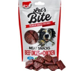 Brit Lets Bite Meat Snacks hovězí kostičky s kuřecím masem 80 g