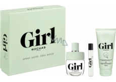 Rochas Girl toaletní voda pro ženy 100 ml + tělové mléko 100 ml + toaletní voda 7,5 ml, dárková sada pro ženy