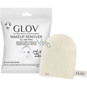 Glov On-The-Go Eco Ivory Makeup Remover odličovací rukavice pro odlíčení jen vodou 1 kus