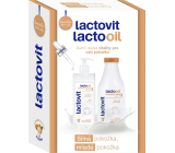 Lactovit Lactooil tělové mléko 400 ml + sprchový gel 500 ml, kosmetická sada