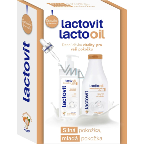 Lactovit Lactooil tělové mléko 400 ml + sprchový gel 500 ml, kosmetická sada