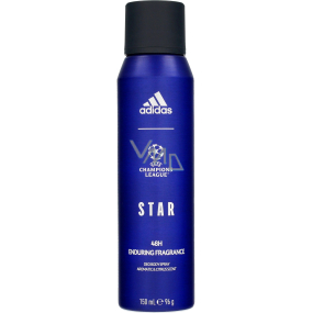 Adidas UEFA Champions League Star deodorant sprej pro muže 150 ml