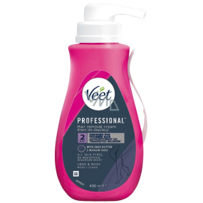 Veet Professional Bambucké máslo depilační krém 400 ml