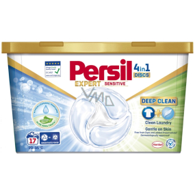 Persil Discs 4v1 Expert Sensitive kapsle na praní pro citlivou pokožku 17 kusů