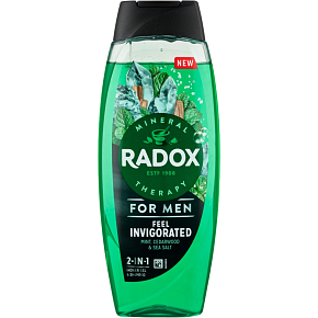 Radox Feel Invigorated 2v1 sprchový gel a šampon pro muže 400 ml
