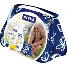 Nivea Natural tělové mléko 400 ml + deo sprej 150 ml + krém na ruce 100 ml, pro ženy kosmetická sada