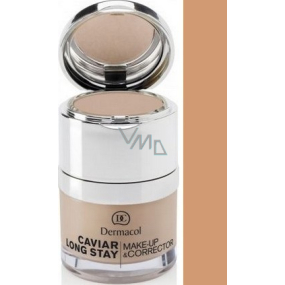 Dermacol Caviar Long Stay Make-Up & Corrector make-up s kaviárem a zdokonalovací korektor 04 Tan 30 ml