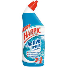 Harpic Active Fresh Svěžest moře Wc tekutý čistič 750 ml