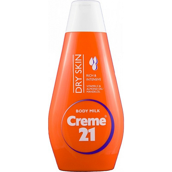 Creme 21 Mandlový olej + Vitamín E tělové mléko pro suchou pleť 50 ml