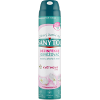 Sanytol dezinfekční osvěžovač vzduchu na povrchy a textil, květy, 300 ml