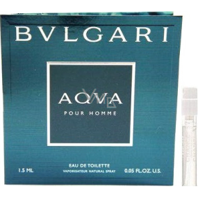 Bvlgari Aqva pour Homme toaletní voda 1,5 ml s rozprašovačem, vialka