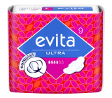 Evita Ultra Softiplait hygienické vložky s křidélky 9 kusů