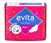 Evita Ultra Softiplait hygienické vložky s křidélky 9 kusů