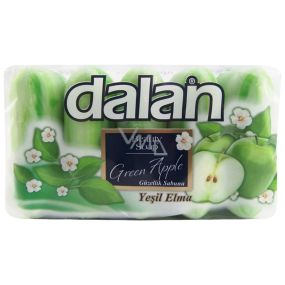 Dalan Green Apple jablko tuhé toaletní mýdlo 5 x 70 g