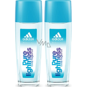 Adidas Pure Lightness parfémovaný deodorant sklo pro ženy 2 x 75 ml, duopack