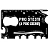 Albi Multinářadí do peněženky Pro štěstí A pro sichr 8,5 cm x 5,3 cm x 0,2 cm