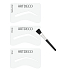 Artdeco Eyebrow Stencils with Brush šablony na obočí s kartáčkem 3 kusy