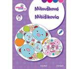 Ditipo Omalovánky Mandaly - Milouškové pro děti 4+ 16 stran