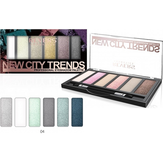 Revers New City Trends paletka očních stínů 04 9 g