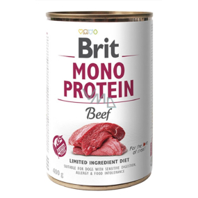 Brit Mono Protein Hovězí kompletní krmivo pro psy 400 g