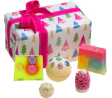 Bomb Cosmetics Vánoční strom - O Christmas Tree balistik 160 g + špalíček 50 g + kulička 30 g + mýdlo 2 x 100 g, kosmetická sada