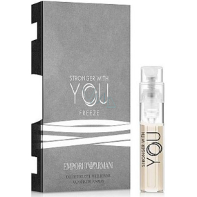 Giorgio Armani Emporio Stronger with You Freeze toaletní voda pro muže 1,2 ml s rozprašovačem, vialka