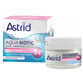 Astrid Aqua Biotic denní a noční krém pro suchou a citlivou pleť 50 ml