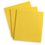 Spontex 3 Antibak antibakteriální houbová utěrka žlutá 18,5 x 20,5 cm 3 kusy