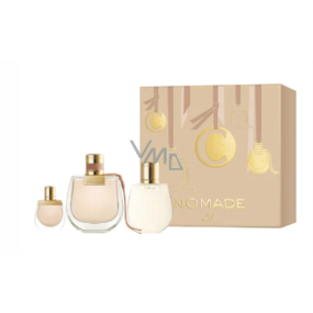 Chloé Nomade parfémovaná voda pro ženy 75 ml + tělové mléko 100 ml + parfémovaná voda 5 ml, dárková sada pro ženy