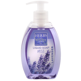 BioFresh Herbs of Bulgaria Lavender tekuté mýdlo s levandulovou vodou 300 ml