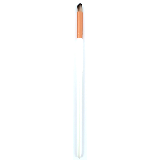 Kosmetický štětec na oční stíny kulatý menší Rosegold 17 cm