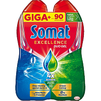 Somat Excellence Duo gel do myčky na mytí nádobí, 1620 ml, 90 dávek