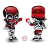 Charm Sterlingové stříbro 925 Marvel Deadpool, korálek na náramek film
